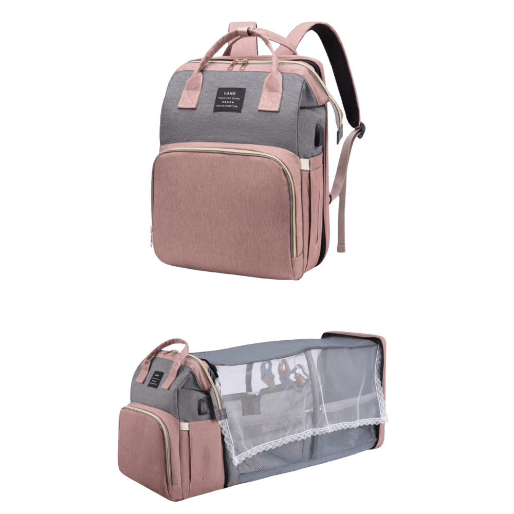 Multifunctional Convertible Diaper Bag & Baby Cot